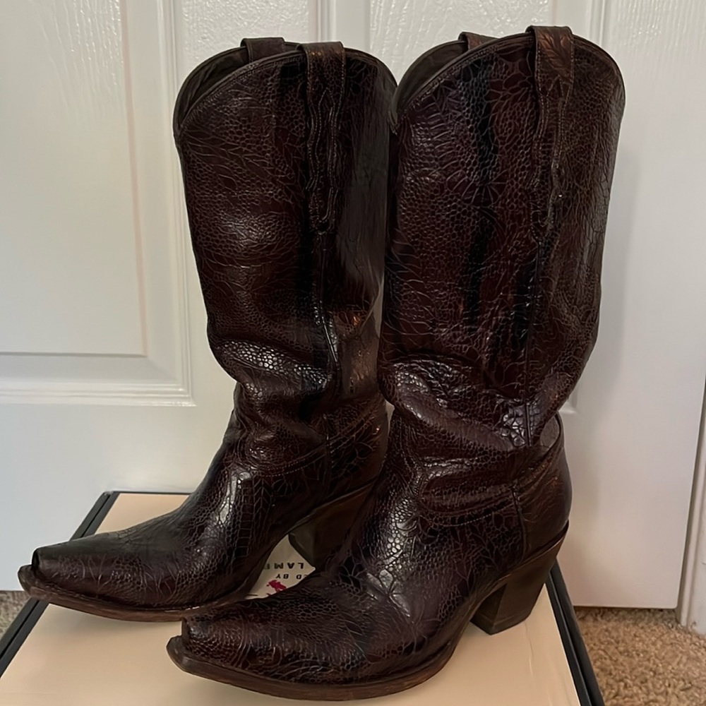 Lucchese Snip Toe Cowboy Boots